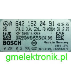 DUMP - MERCEDES - EDC16CP31 - CR4.11 - 0281012786 - A6421500491 - 1037390813