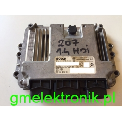 PEUGEOT 207 1.4 HDI 0281012523 9664843480 EDC16C34